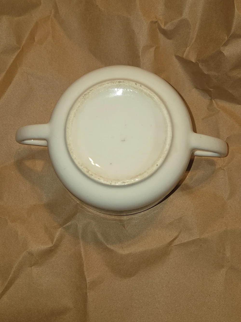 VTG Royal CURRIER & IVES BLUE Steamboat Ctr SUGAR BOWL & LID